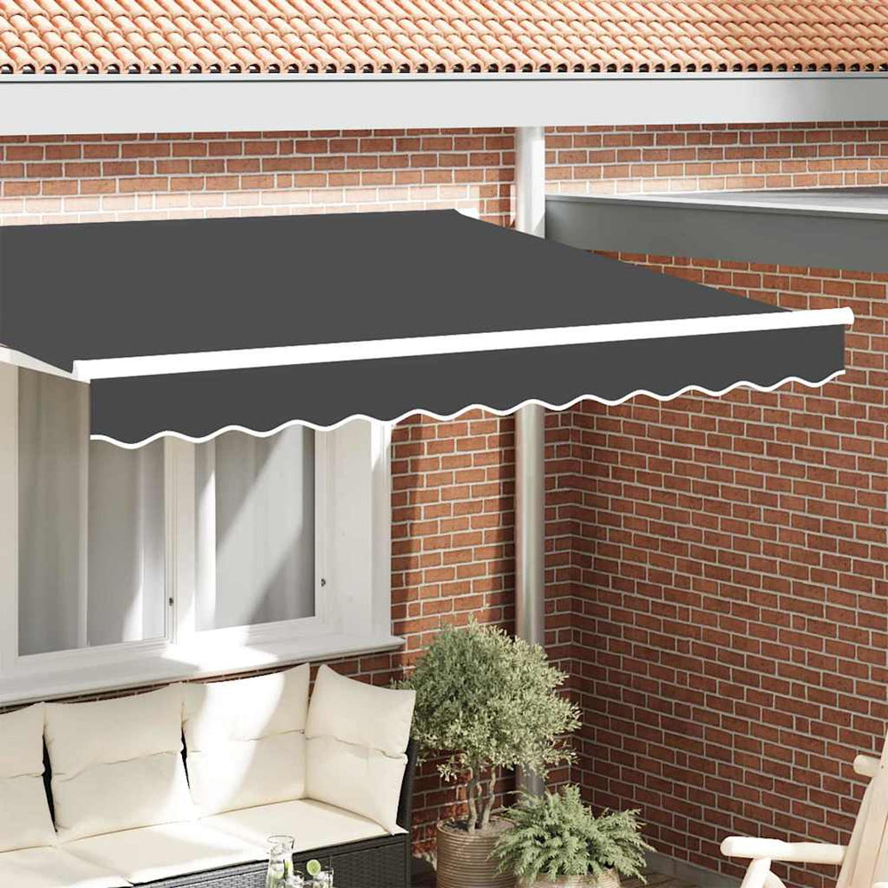 Anthrazit Markisenvolant 230 x 20 cm