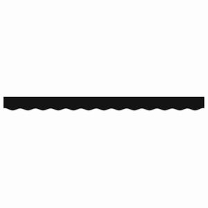 Markisenvolant Schwarz 580x20cm