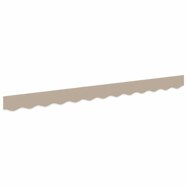 Beige Markisenvolant 230 x 20 cm