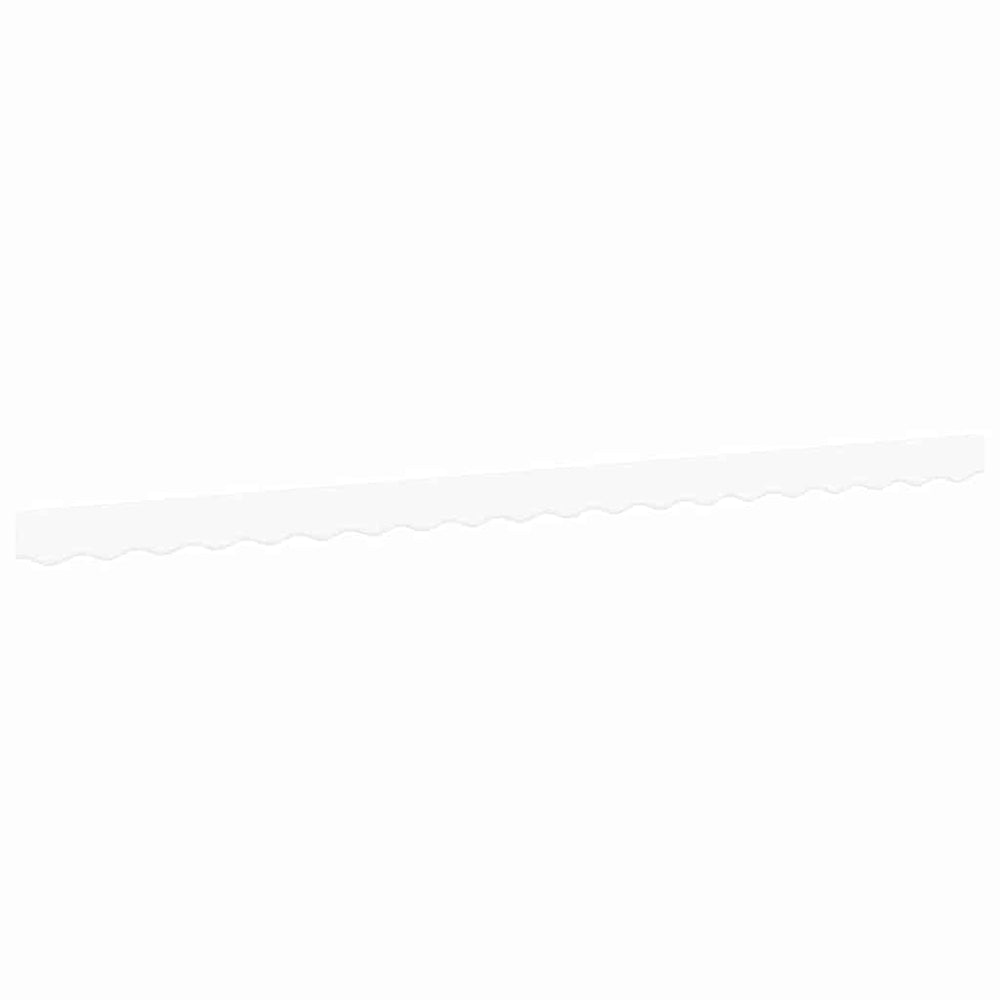 Weiße Markisenblende 430 x 20 cm