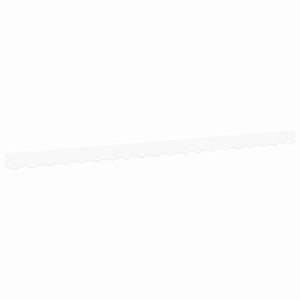 Weiße Markisenblende 430 x 20 cm