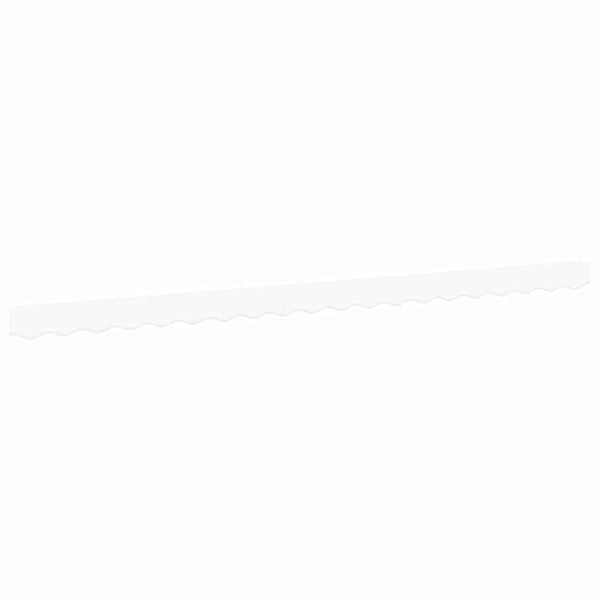 Weiße Markisenblende 430 x 20 cm