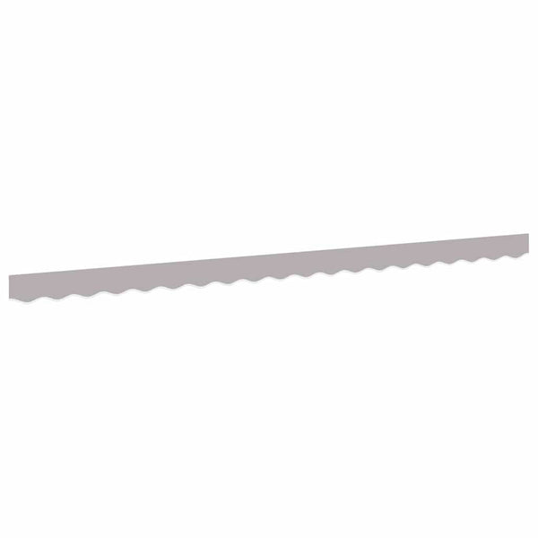 vidaXL Lambrequin de store toile gris clair 430 x 20 cm