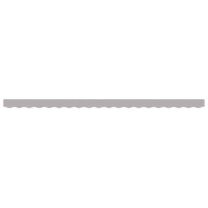 vidaXL Lambrequin de store toile gris clair 430 x 20 cm