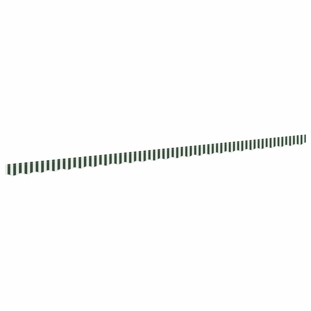 Markisenvolant Grün/Weiß 580x20cm