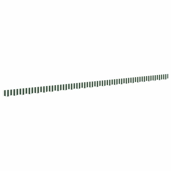 Markisenvolant Grün/Weiß 580x20cm