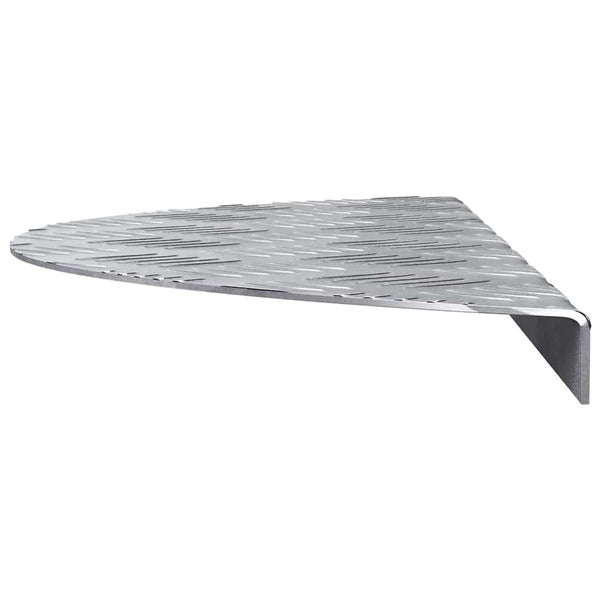 Treppenstufen Halbmond Silber 15 Stk. 60cm