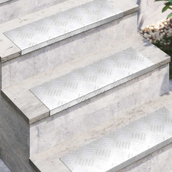 Treppenstufen Silber 60cm 10er Set