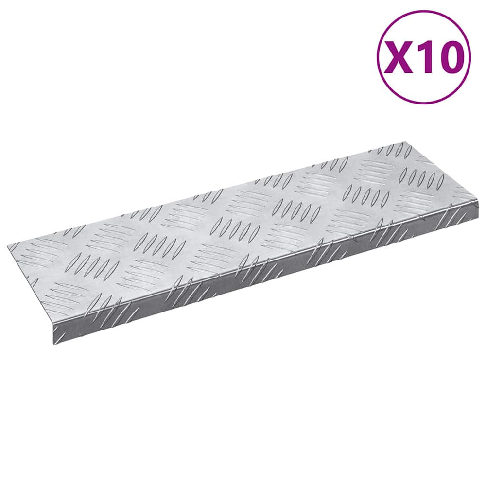 Treppenstufen Silber 60cm 10er Set