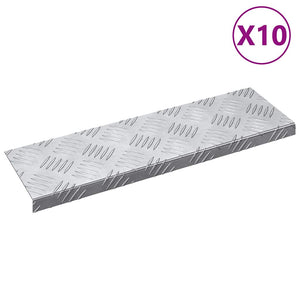 Treppenstufen Silber 60cm 10er Set