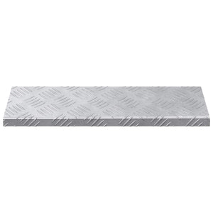 Treppenstufen Silber 60x18cm, 15er Set