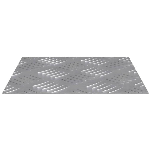 Quadratische Treppenstufen Silber 2er Set