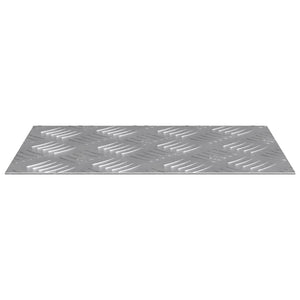 Treppenstufen Silber 30x20cm 4er Set