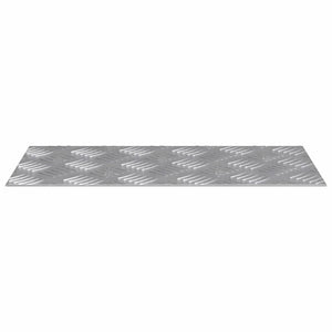Treppenstufen Rechtwinklig Silber 40x20cm, 4er Set