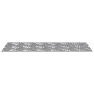 Aluminium Treppenstufen Silber 50x20cm 2er Set