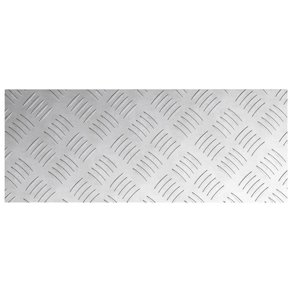 Aluminium Treppenstufen Silber 50x20cm 2er Set