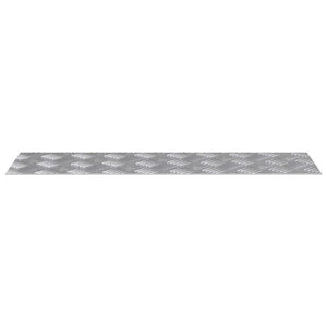 Treppenstufen Rechtwinklig Silber 70x20cm 2er Set