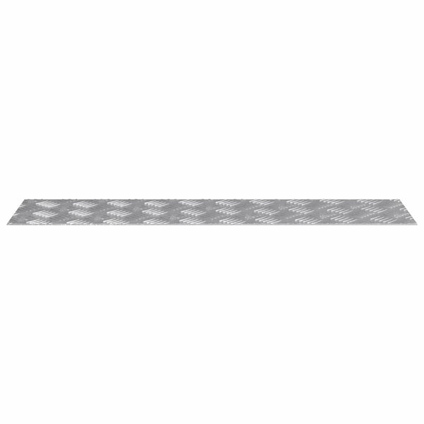 Treppenstufen Silber 80x20cm Aluminium 2er Set