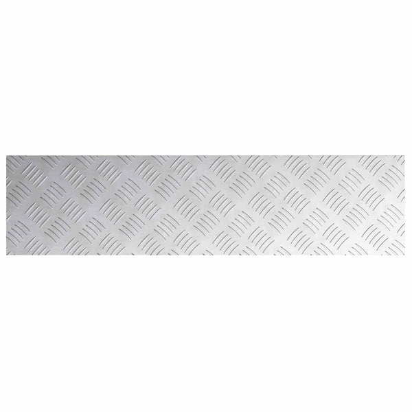 Treppenstufen Silber 80x20cm Aluminium 2er Set