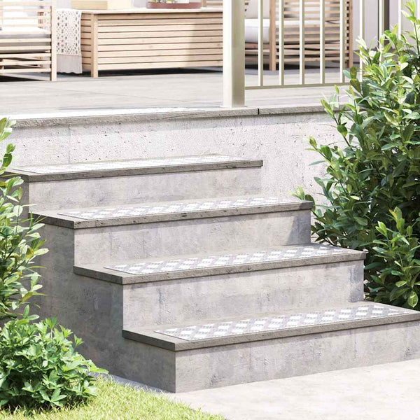 Treppenstufen Silber 90x20cm, 2er Set