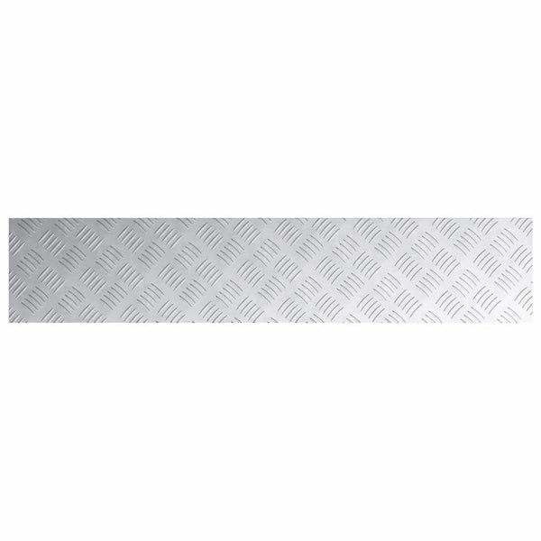 Treppenstufen Rechtwinklig Silber 100x20cm 2er Set