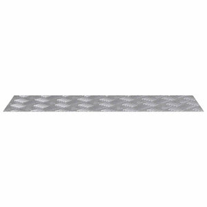 Treppenstufen Silber Aluminium 75x25cm 2er Set