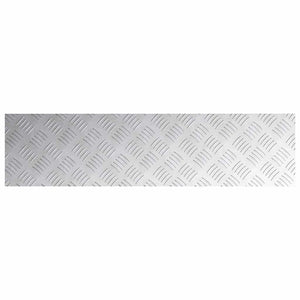 Treppenstufe Rechtwinklig Silber 100x25cm 2er Set