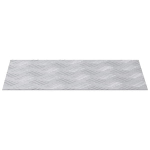 Aluminium Treppenstufen Silber 40x30cm, 2er Set