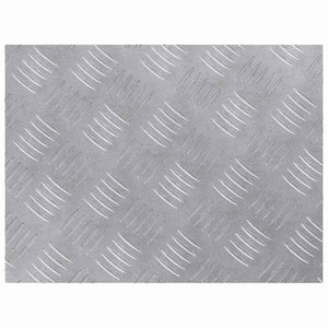 Treppenstufen Aluminium Silber 40x30cm 4er Set