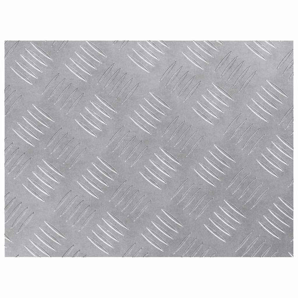 Treppenstufen Aluminium Silber 40x30cm 4er Set