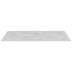 Treppenstufen Silber 4 Stk. 50x30cm Aluminium