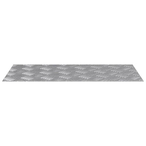 Aluminium Treppenstufen Silber 60x30cm, 2er Set