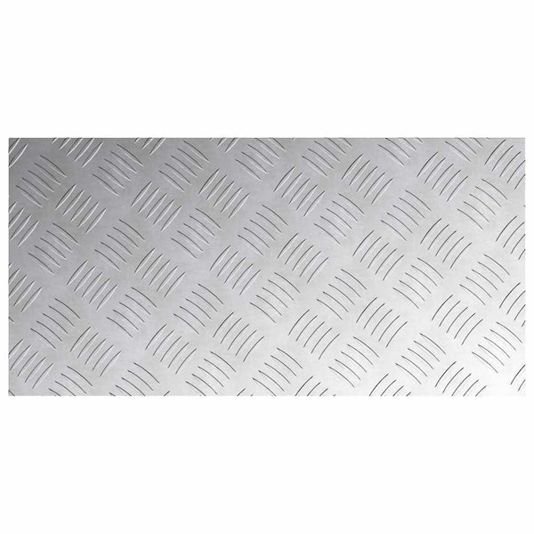 Aluminium Treppenstufen Silber 60x30cm 4er Set