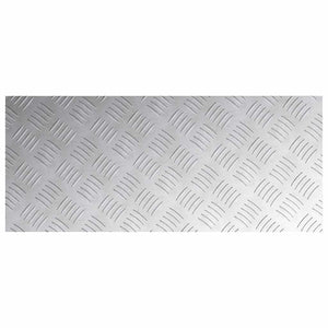 Treppenstufen Rechtwinklig Silber 70x30cm, 2er Set