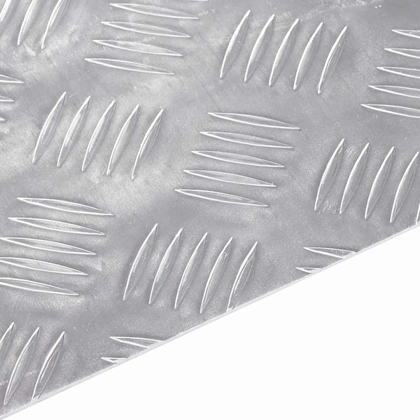 Treppenstufen Silber Aluminium 70x30cm 4er Set