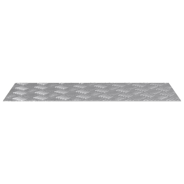 Treppenstufen Silber Aluminium 70x30cm 4er Set