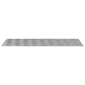 Treppenstufen Silber 80x30 cm, 2er Set