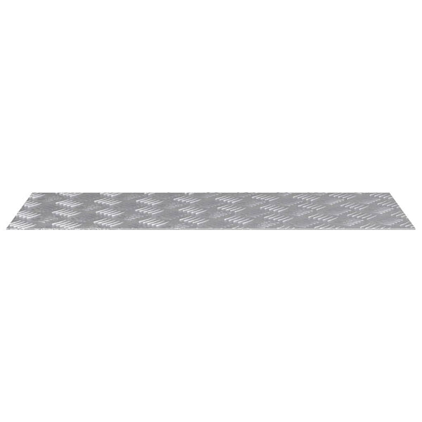 Treppenstufen Silber 80x30 cm, 2er Set