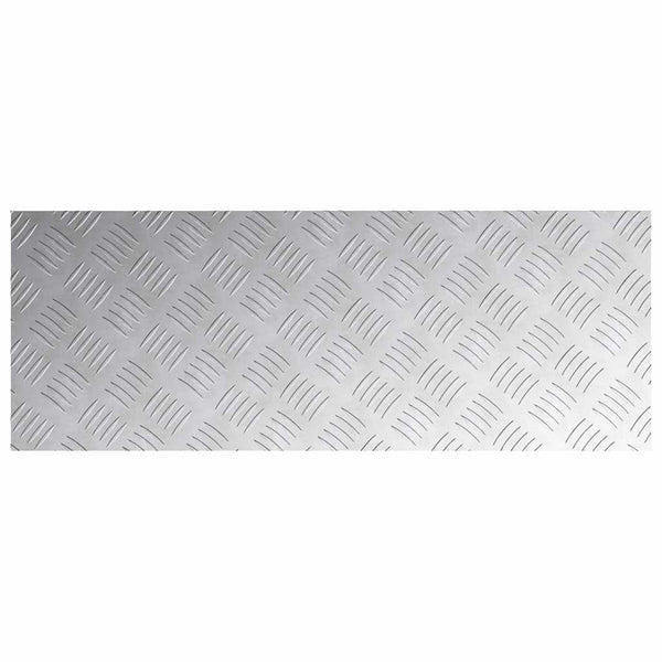 Aluminium Treppenstufen Silber 80x30cm 4er Set