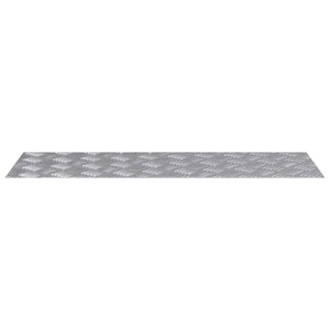 Treppenstufen Rechtwinklig Silber 90x30cm 2er Set