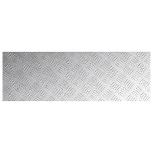 Treppenstufen Rechtwinklig Silber 90x30cm, 4er Set
