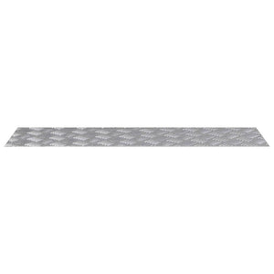 Treppenstufen Rechtwinklig Silber 100x30cm 4er Set