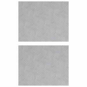 Treppenstufen Silber 50x40cm 2er Set