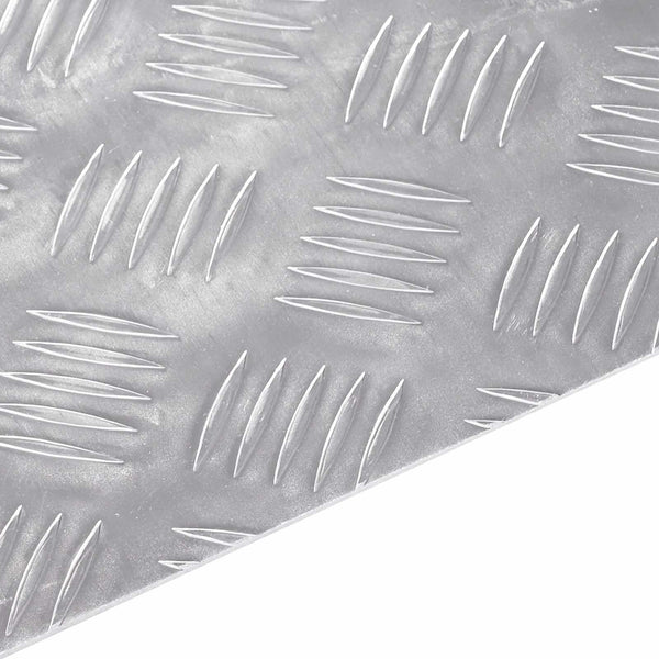 Treppenstufe Rechtwinklig Silber 50x40cm 4er Set