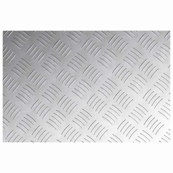 Treppenstufen Rechtwinklig Silber 60x40cm, 2er Set