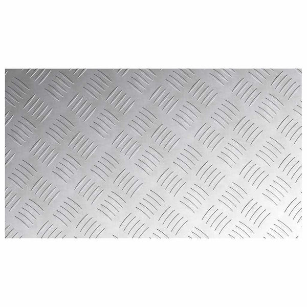 Alu Treppenstufen Silber 2er Set 70x40cm