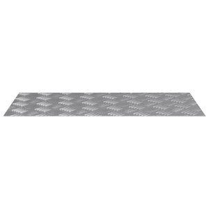 Treppenstufen Rechtwinklig Silber 80x40cm 2er Set