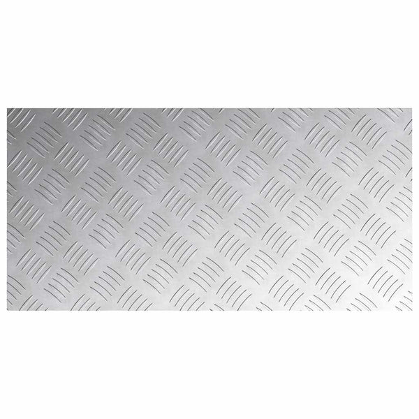 Treppenstufen Rechtwinklig Silber 80x40cm 4er Set