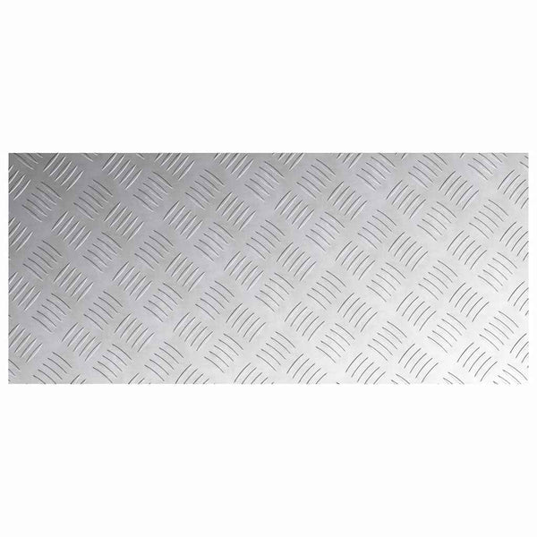 Rechtwinklige Treppenstufen Silber 90x40cm 2er Set