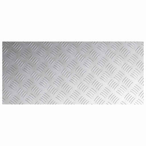 Treppenstufen Rechtwinklig Silber 90x40cm 4er Set